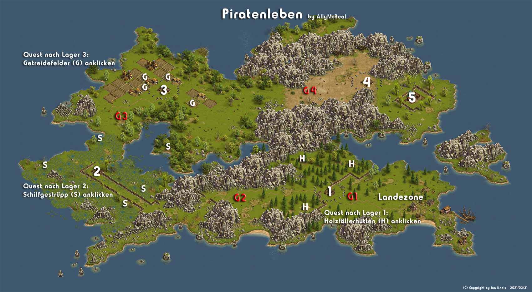 Taktikkarte piratenleben